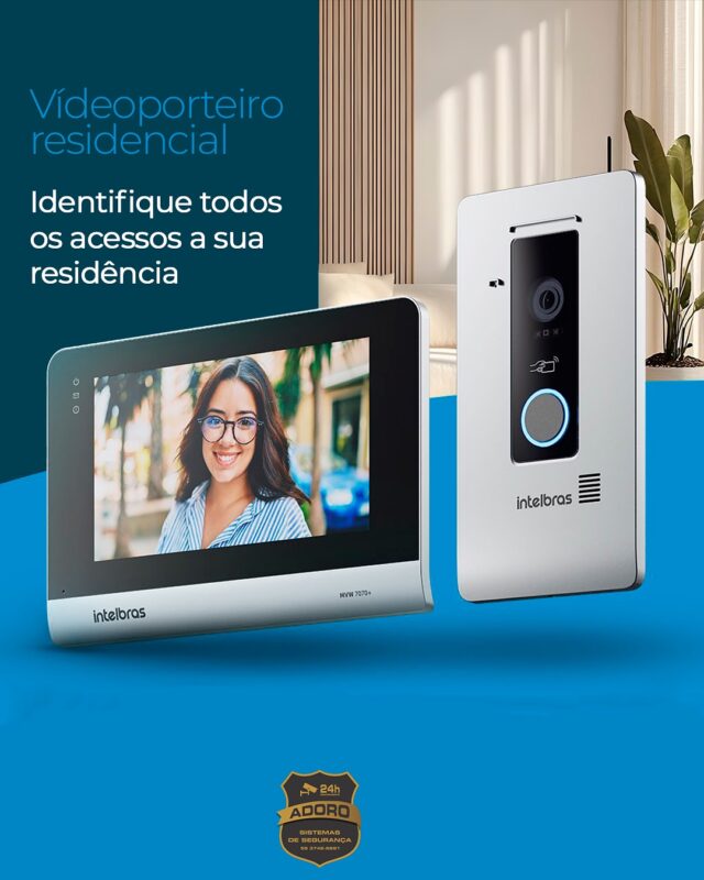 🔐 Segurança, conforto e controle na palma da sua mão!
Com o videoporteiro da Adoro Monitoramento, você vê e fala com quem está na sua porta sem precisar abrir. Mais proteção para sua família e mais tranquilidade para o seu dia a dia!

📹 Destaques que fazem a diferença:

 ✅ Imagens nítidas para identificar visitantes com clareza
 ✅ Possibilidade de adicionar uma câmera extra para monitoramento total
 ✅ Mais comodidade: atenda sem precisar ir até o portão

Invista em segurança inteligente para sua casa! 🏡

📞 Fale com a gente e saiba mais!